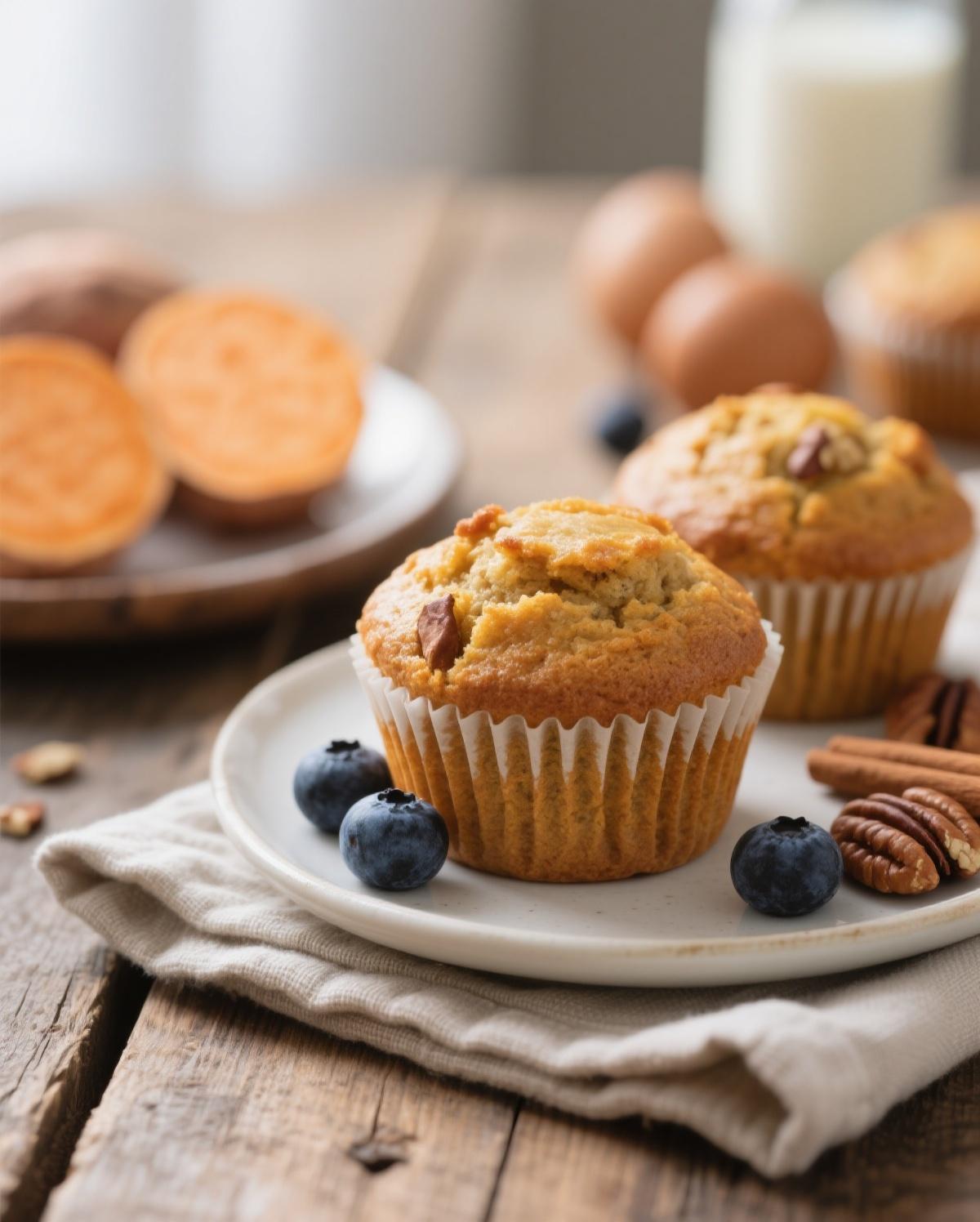 sweet potato muffin recipe