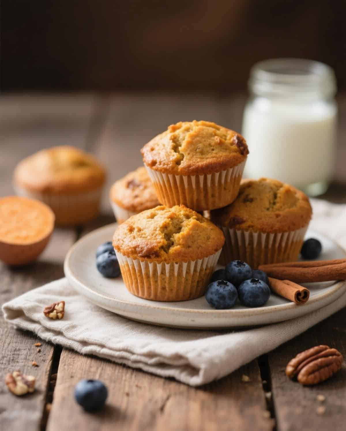 Sweet potato muffin