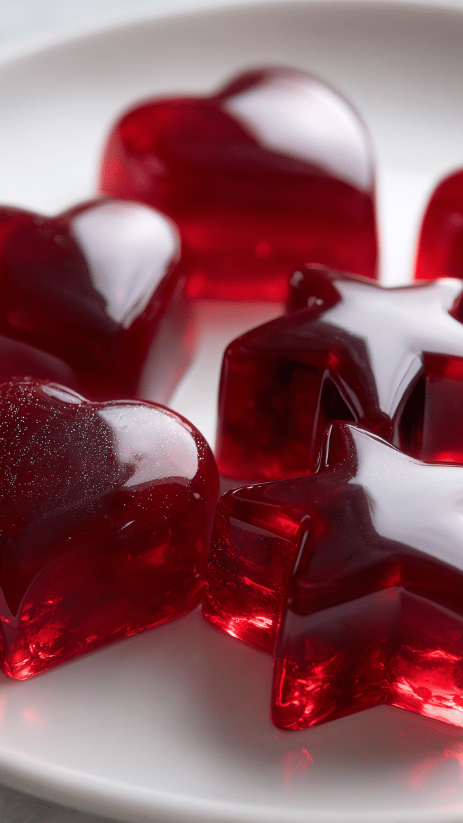 Close-up of Jello texture