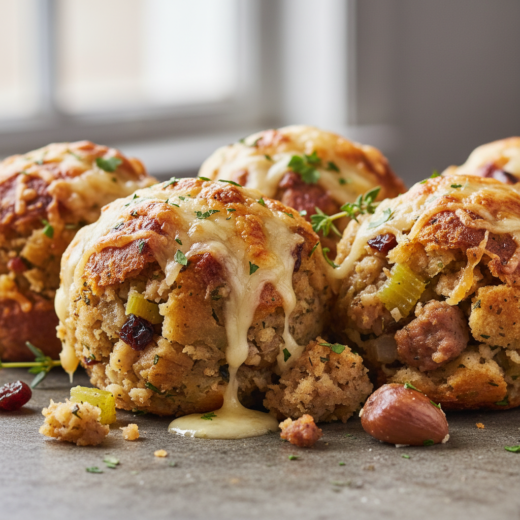 Thanksgiving Stuffing Balls Thanksgiving Stuffing Balls