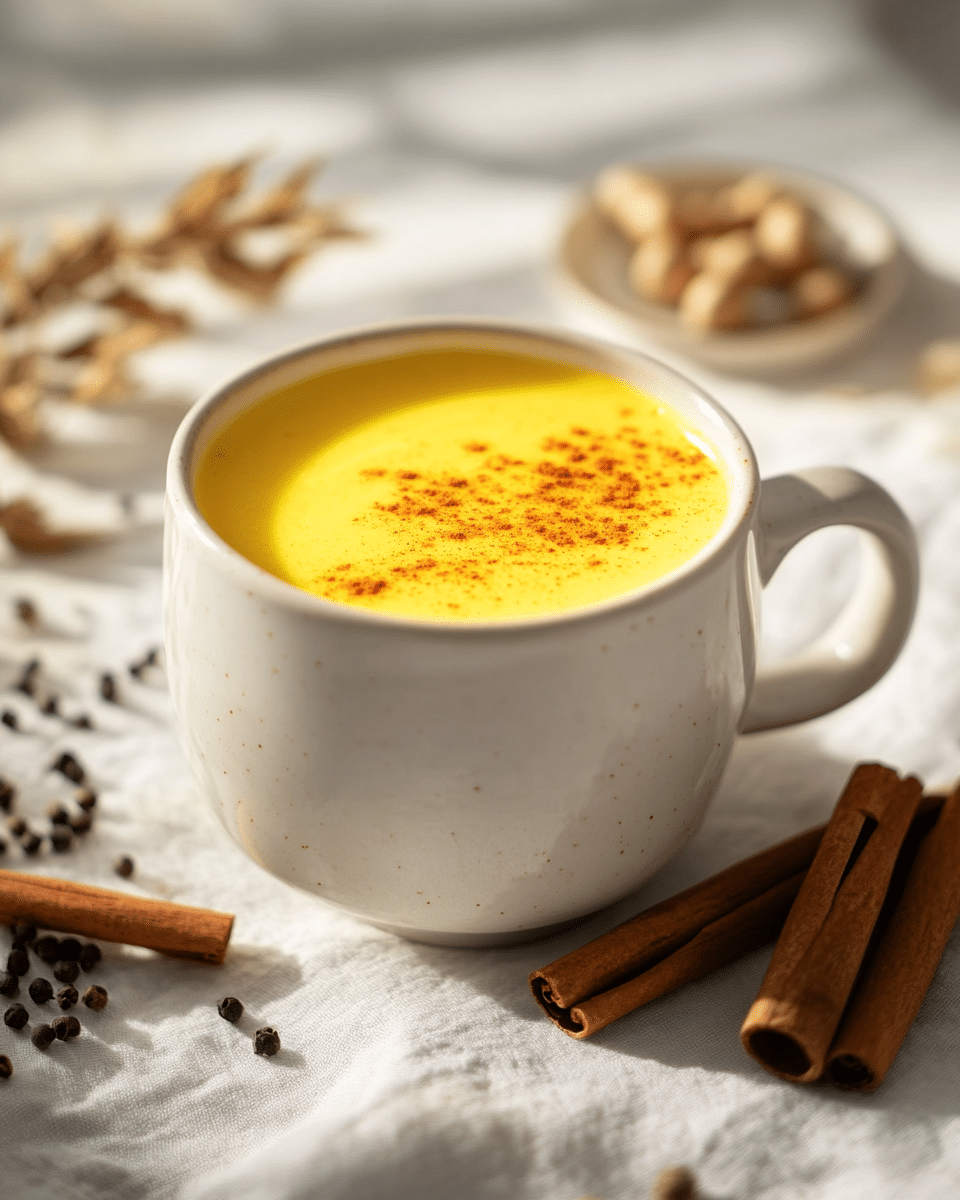 Close up of Golden Milk