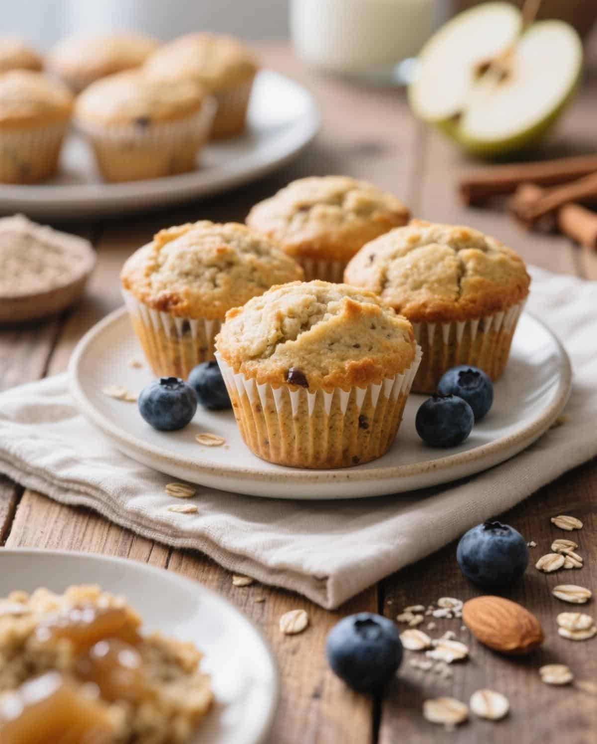 Vegan protein muffins