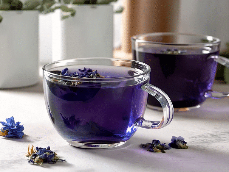 Brazilian Mounjaro 3 ingredients drink made with herbal tea and citrus