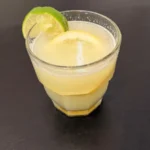 Glass of Mounjaro Recipe for Weight Loss with lemon and lime slice