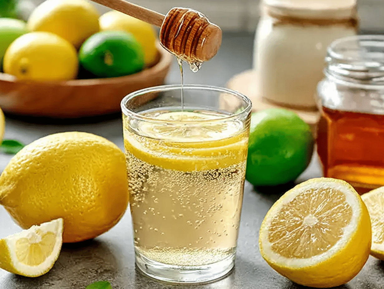 natural mounjaro recipe with 4 ingredients using lemon and honey