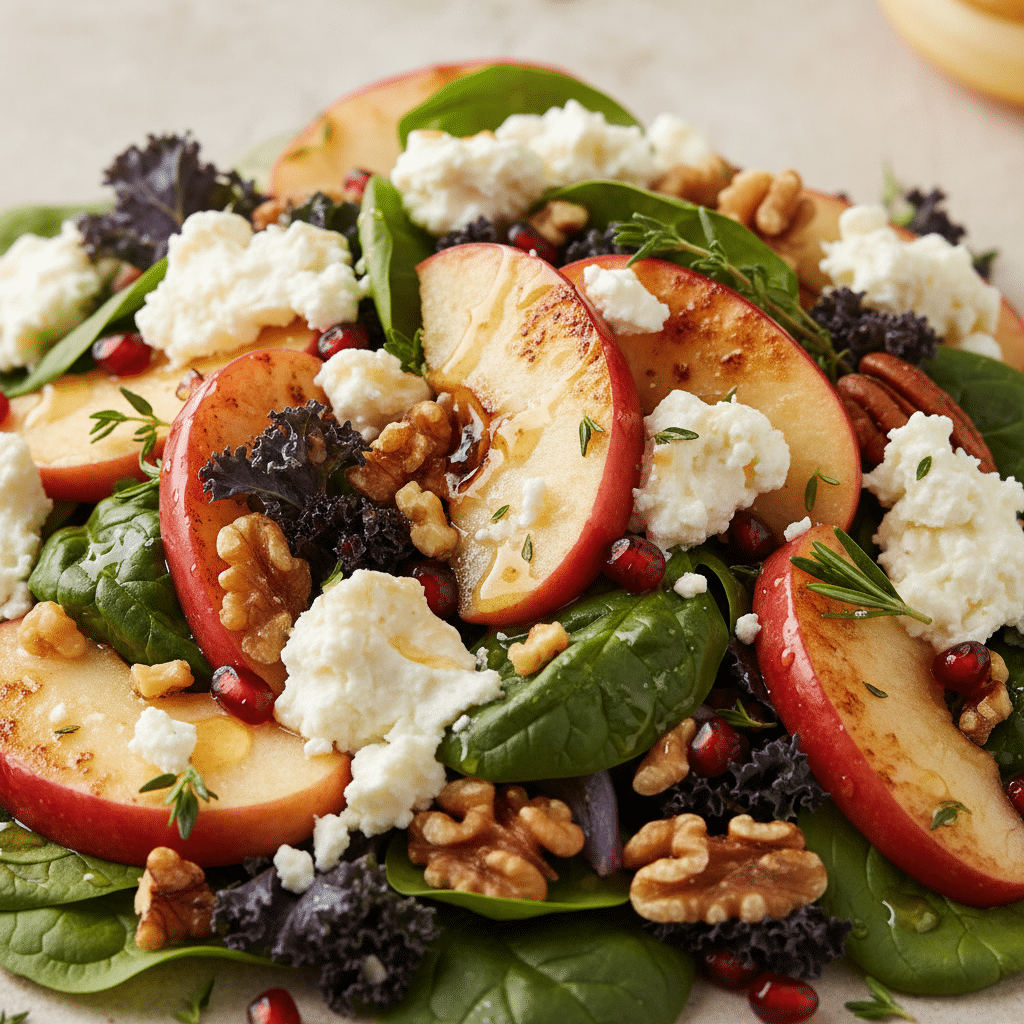 Autumn Harvest Honeycrisp Apple Feta Salad