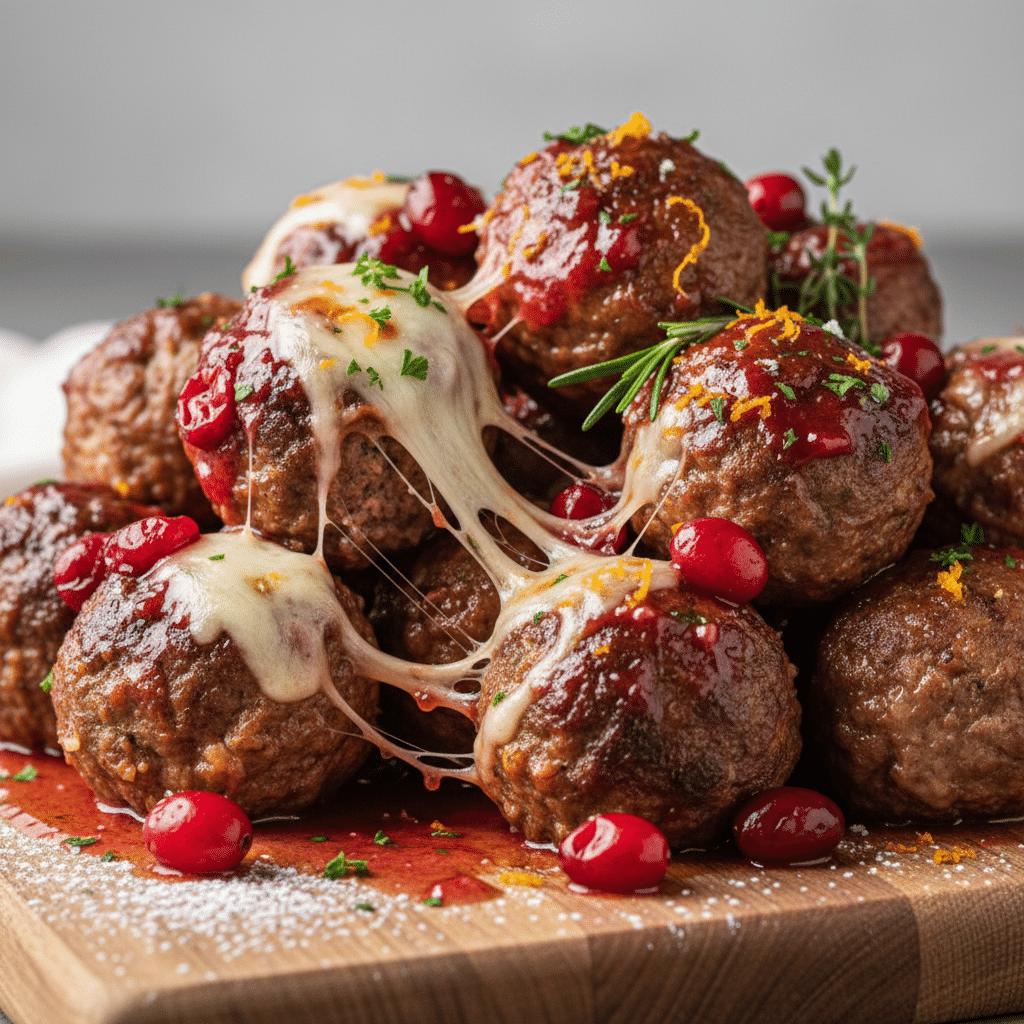 Best Christmas Cranberry Meatballs