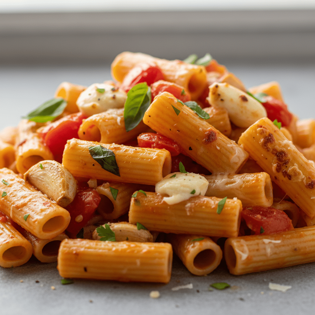 Creamy Tomato Garlic Pasta