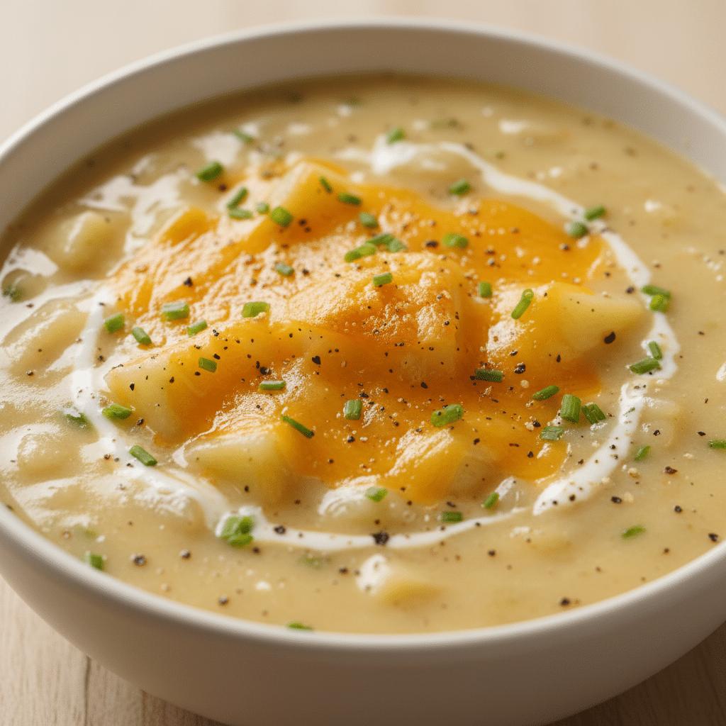 Easy Creamy Potato Soup Recipe