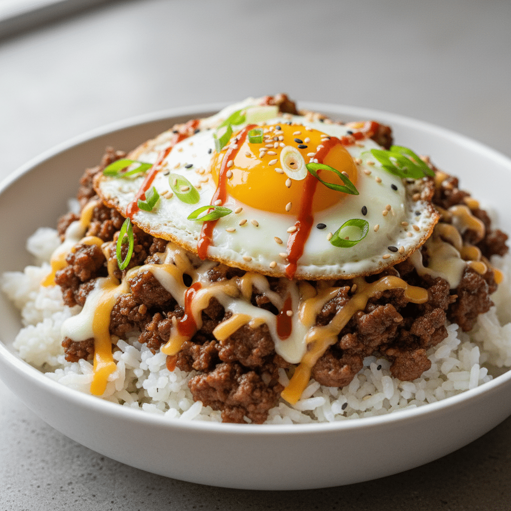 Korean Ground Beef Bowl