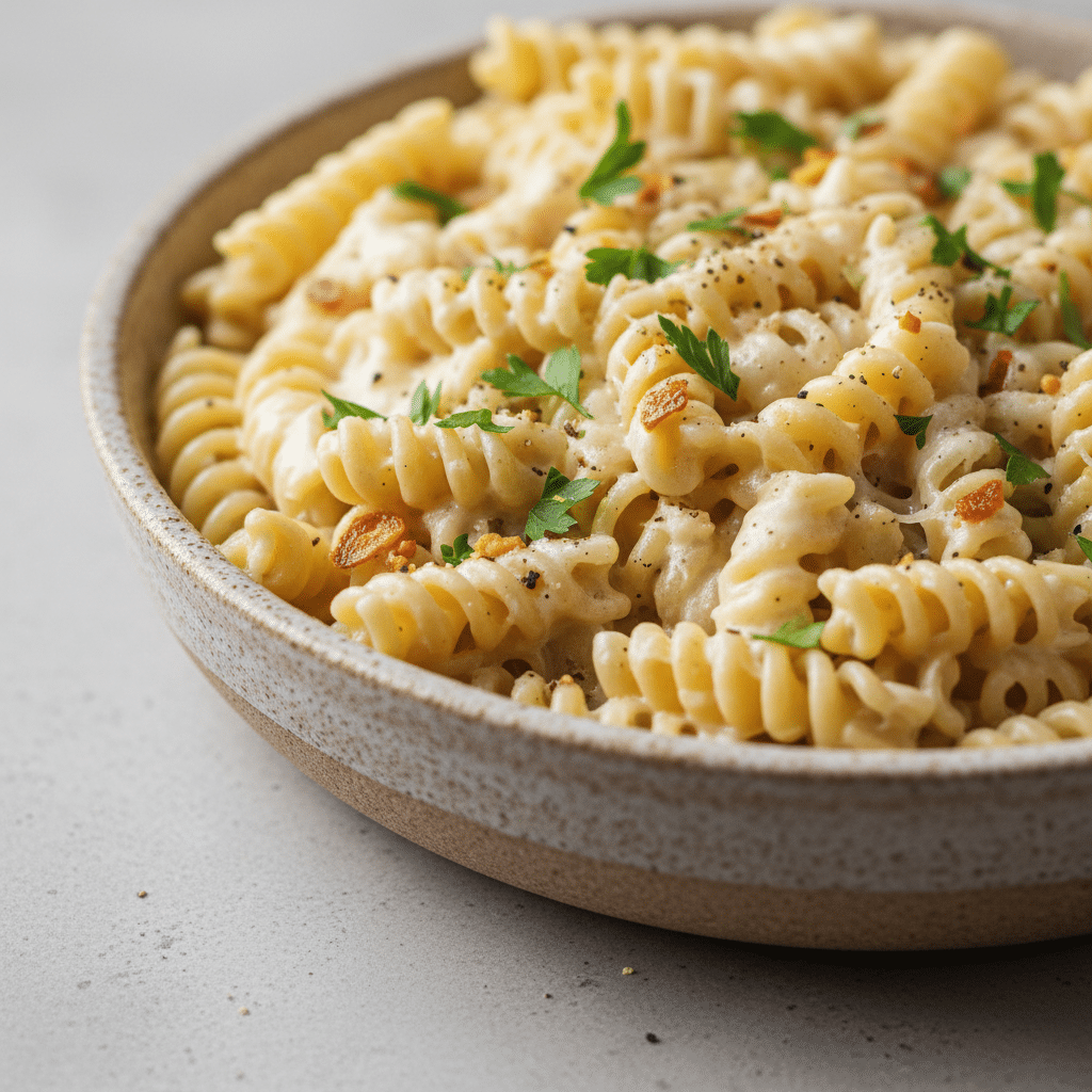 One Pot Creamy Garlic Pasta