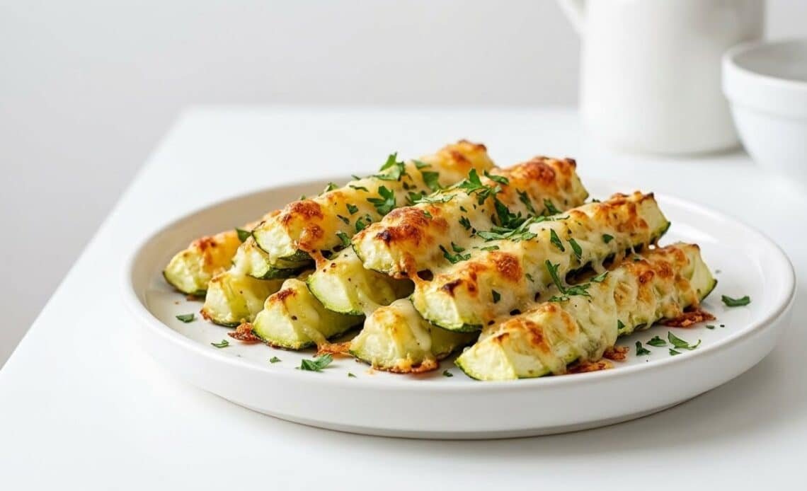 Air Fryer Zucchini With Parmesan
