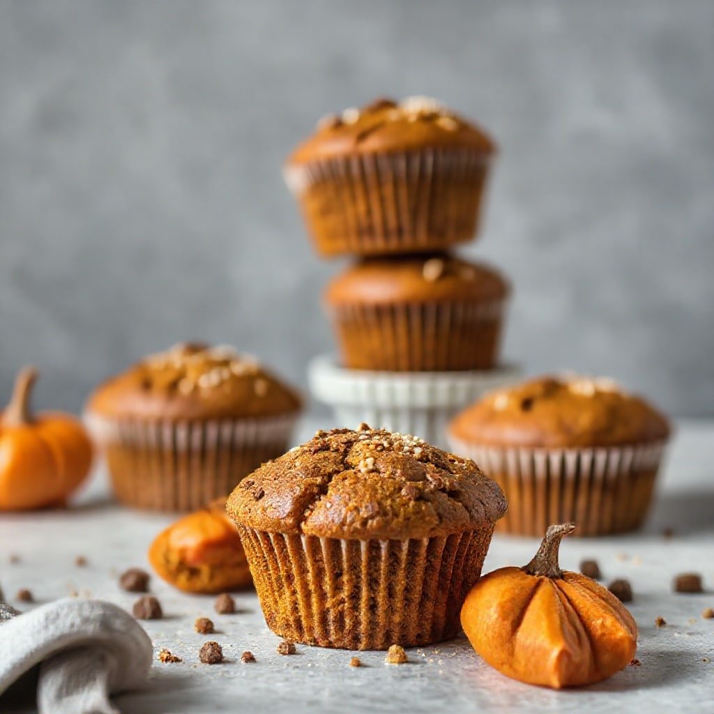 pumpkin protein muffins
