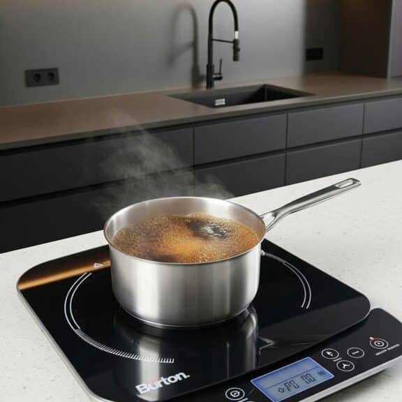 Coffee mixture simmering