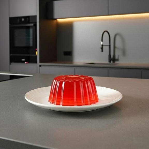 gelatin trick method Red gelatin mold