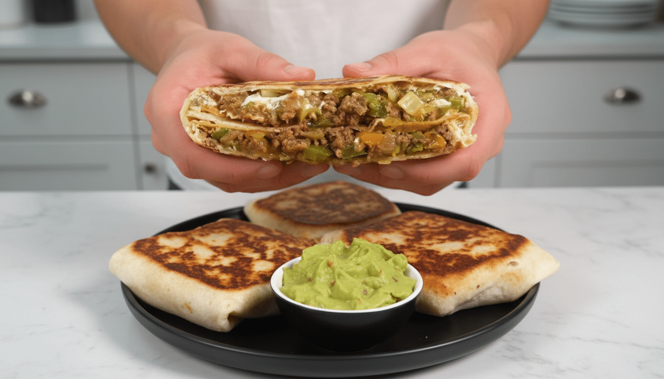 high protein chipotle lime crunchwrap supremes cooking frequently close-up