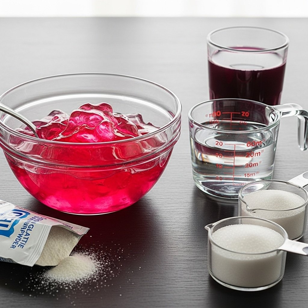pink salt jello trick
