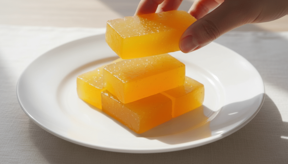 2-ingredient pineapple gummy bars featured image