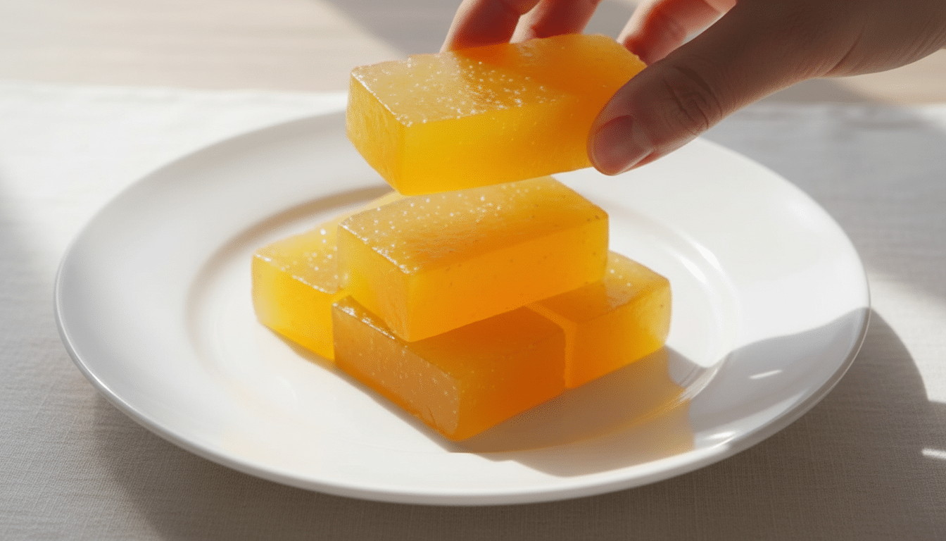 2-ingredient pineapple gummy bars featured image