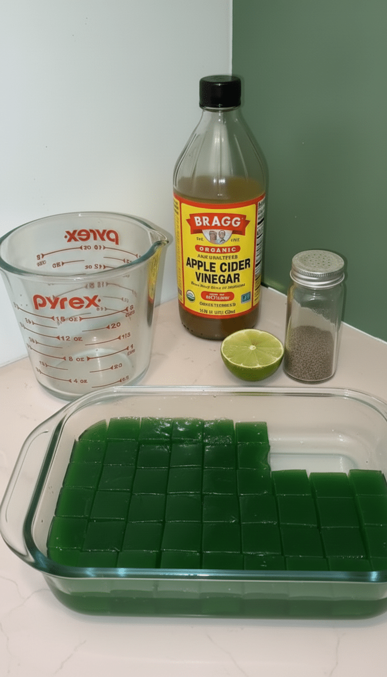 How to make Apple Cider Gelatin Blocks step by step