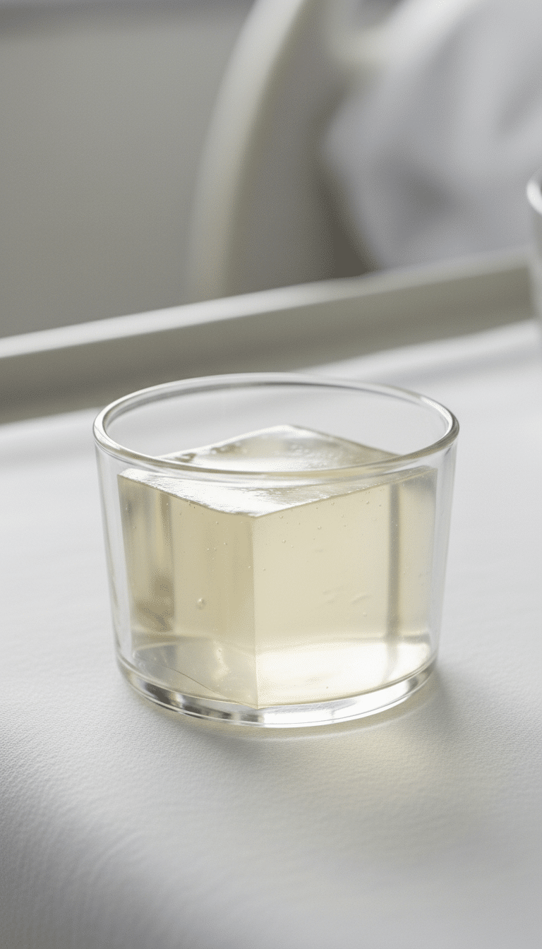 bariatric friendly gelatin cup cooking frequently close-up