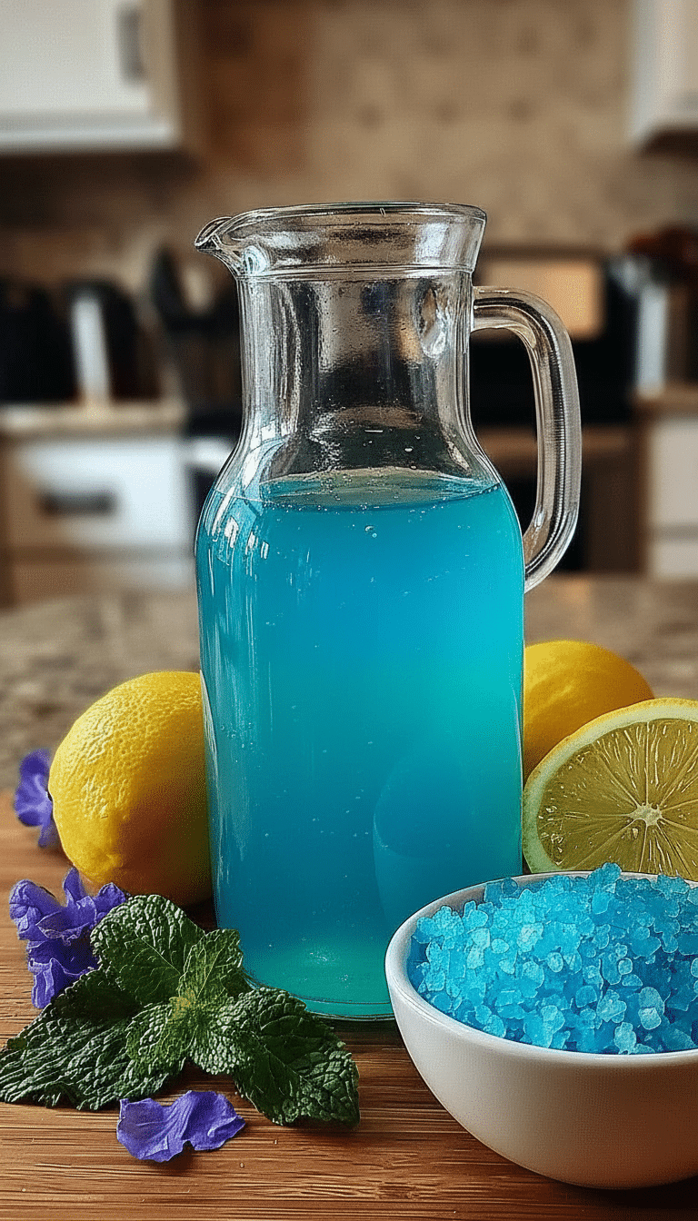 blue salt trick recipe ingredients cooking ingredients close-up