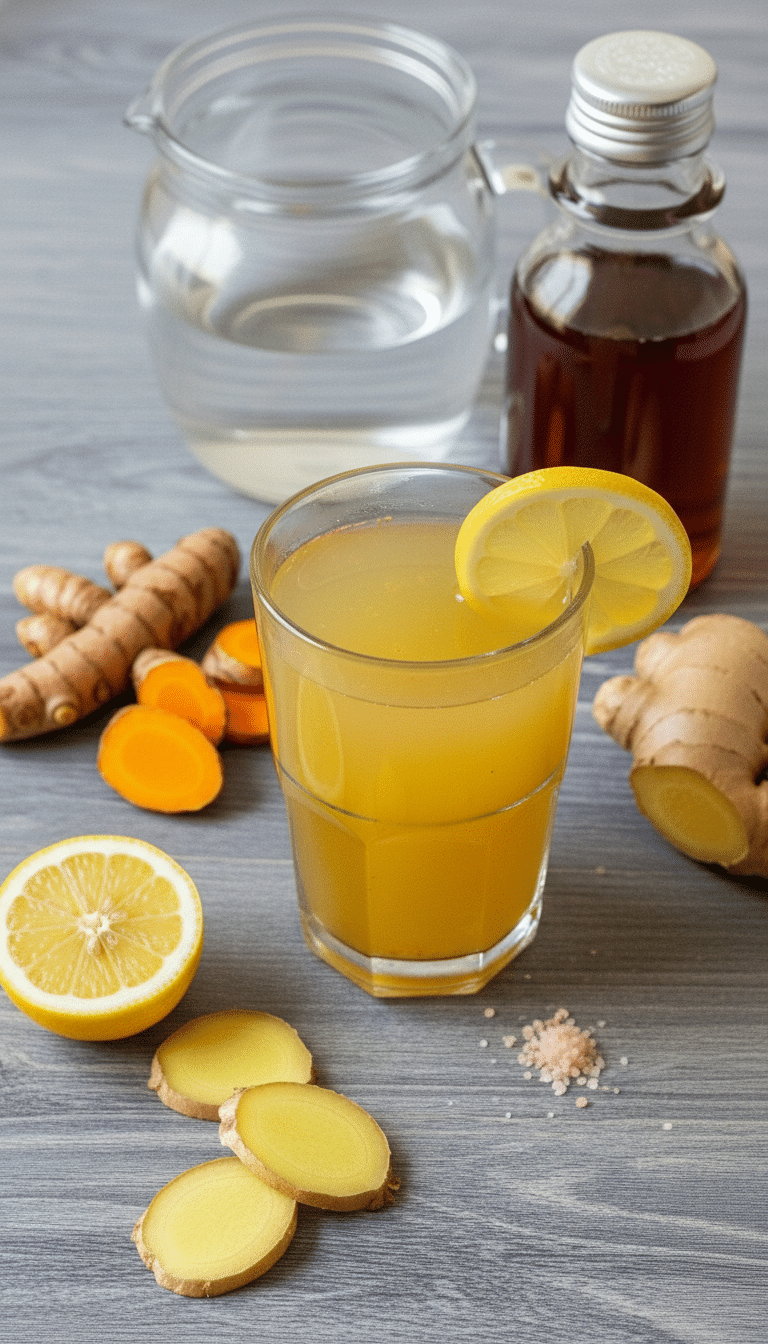 indonesian turmeric ginger drink cooking frequently close-up