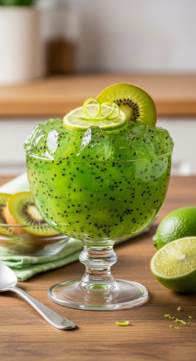 kiwi lime gelatin slices serving frequently overview