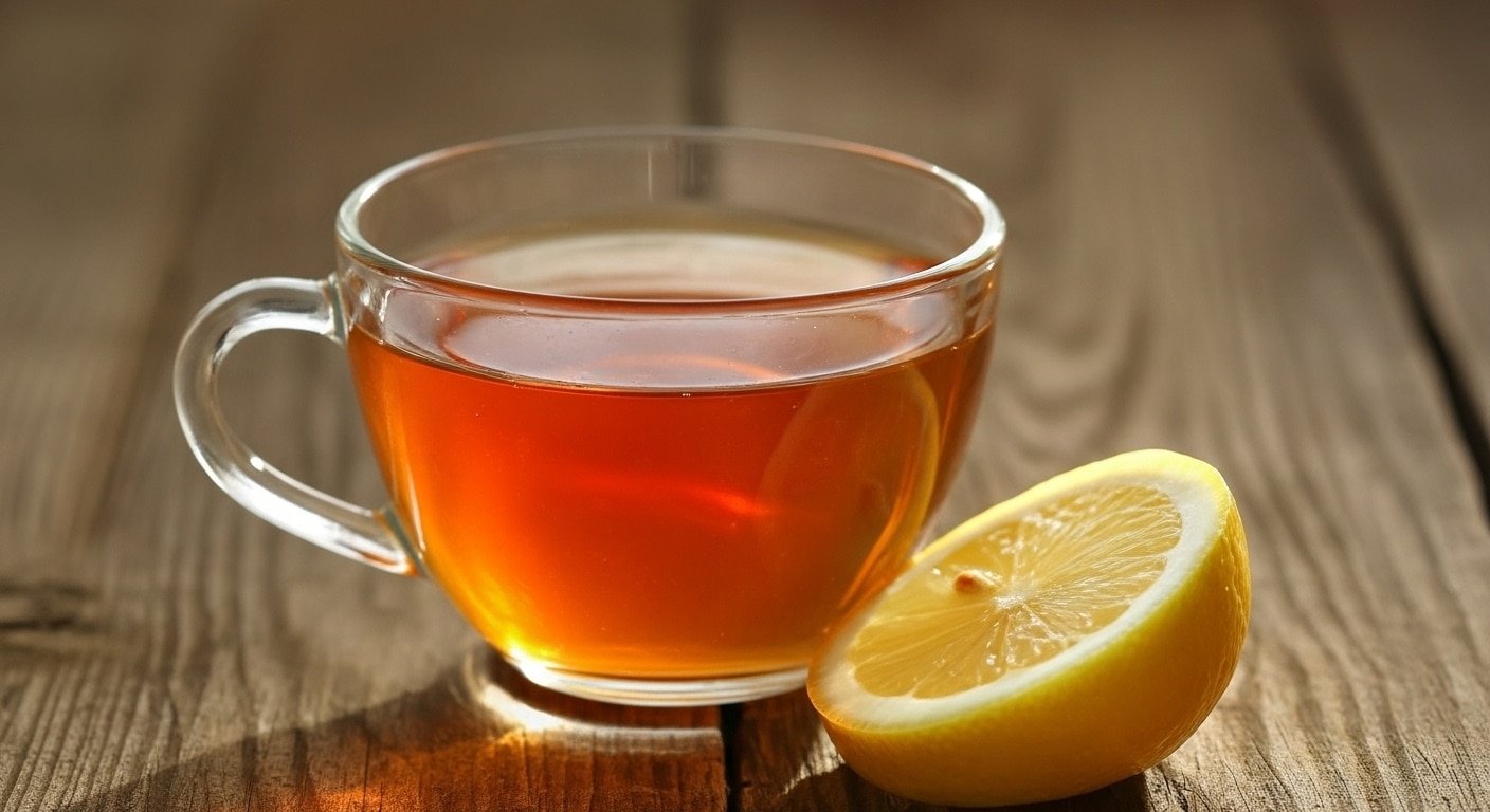 pink salt green detox tea cooking ingredients close-up