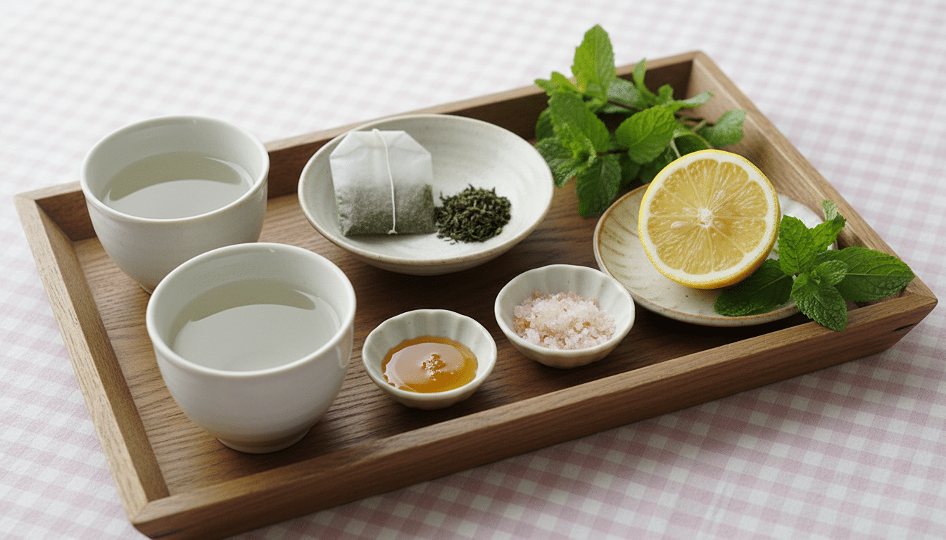 pink salt green detox tea ingredients introduction detailed