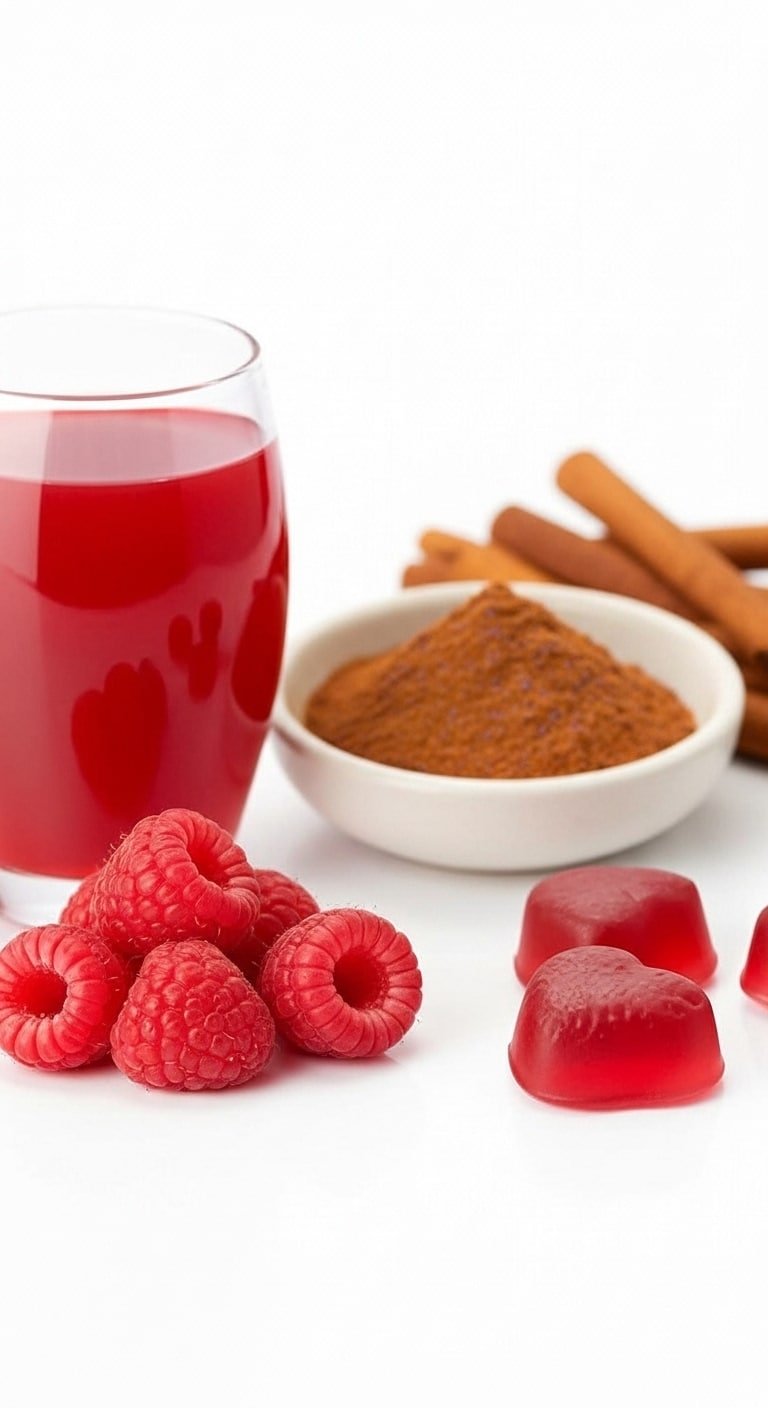 Ruby Cinnamon Acv Gummies Cooking Close-Up ruby cinnamon acv gummies cooking ingredients close-up