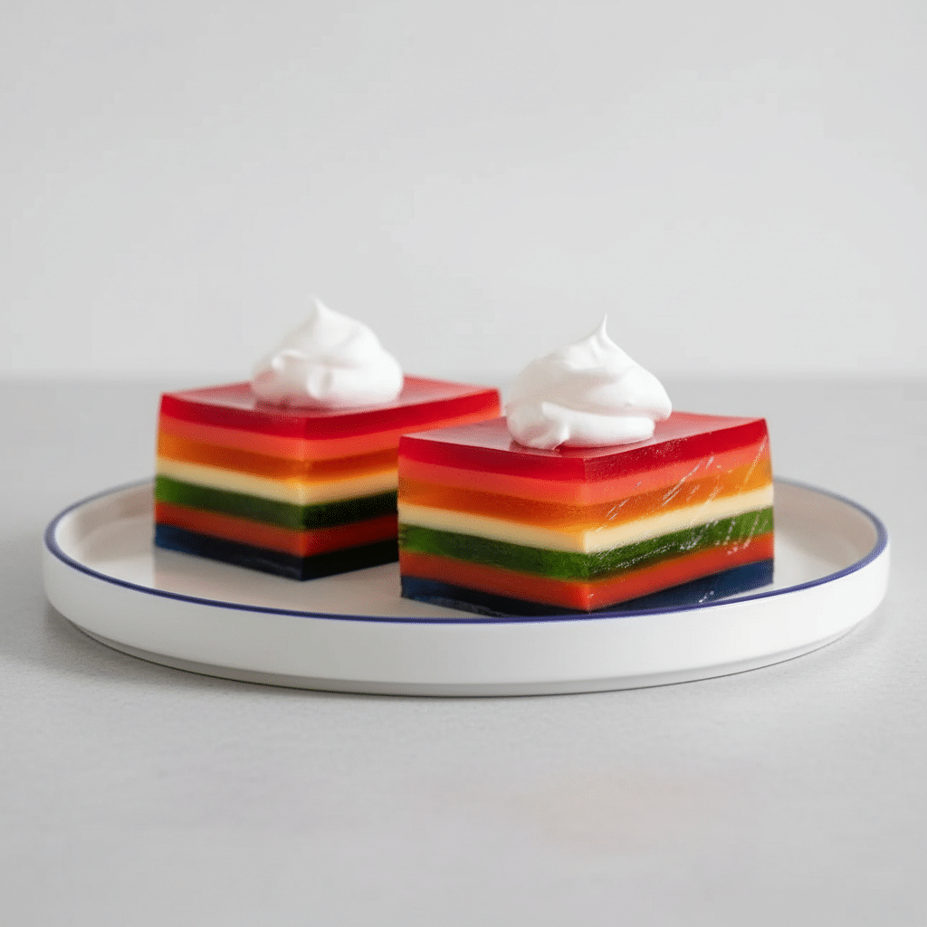 How to make Seven Layer Gelatin Salad step by step