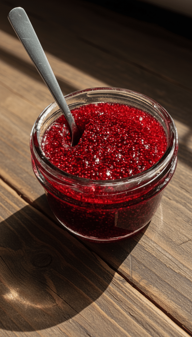 chia jelly recipe featured image