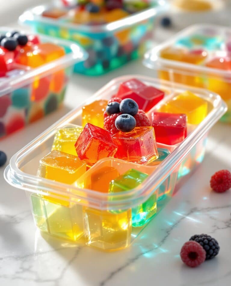 Gelatin Cubes Meal Prep Weight Loss