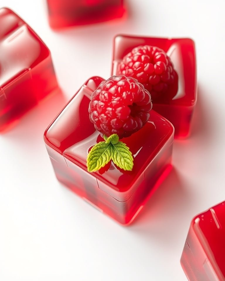 Close-up of natural Wegovy jello